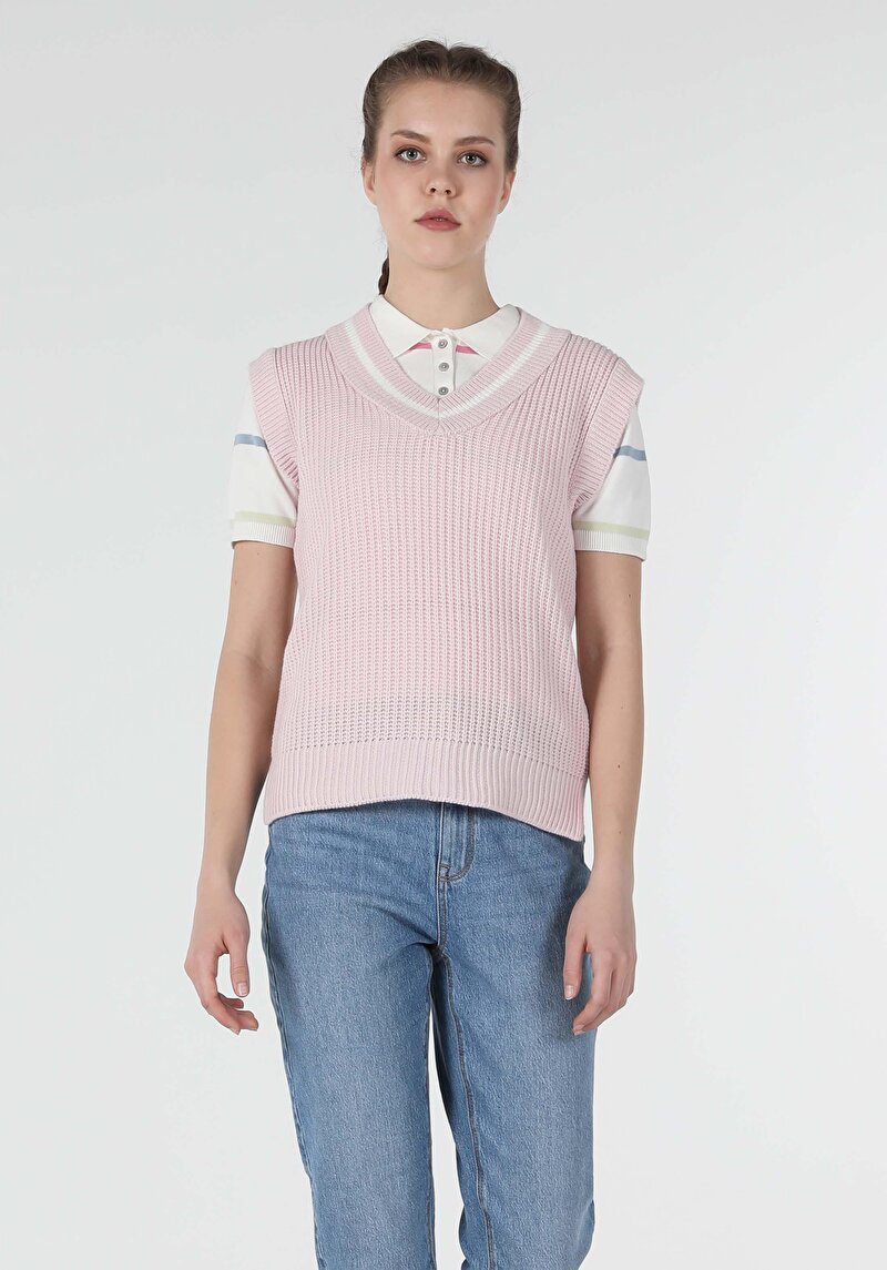 Показати інформацію про Светр Жіночий Рожевий  Cl1057397