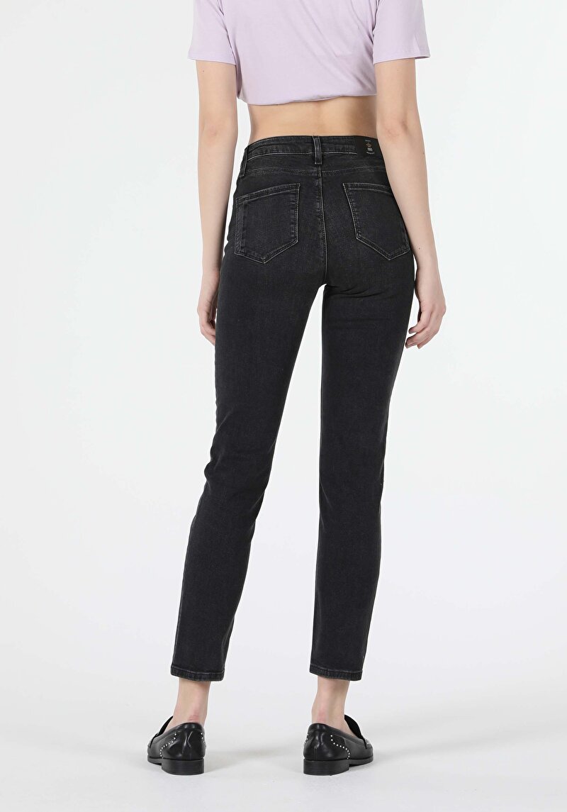 Зображення 703 Carla Джинси Жіночі Чорні Вузького Крою Cl1057886