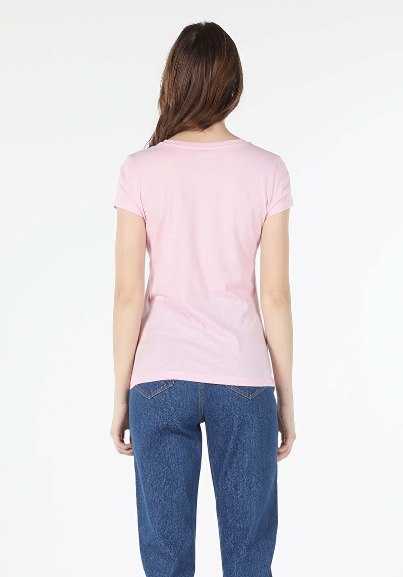 Показати інформацію про Футболка З Коротким Рукавом Жіноча Рожева  Cl1058483