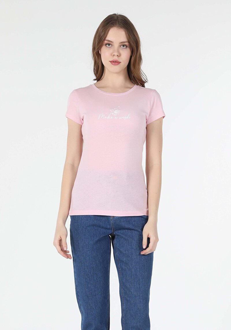 Показати інформацію про Футболка З Коротким Рукавом Жіноча Рожева  Cl1058483