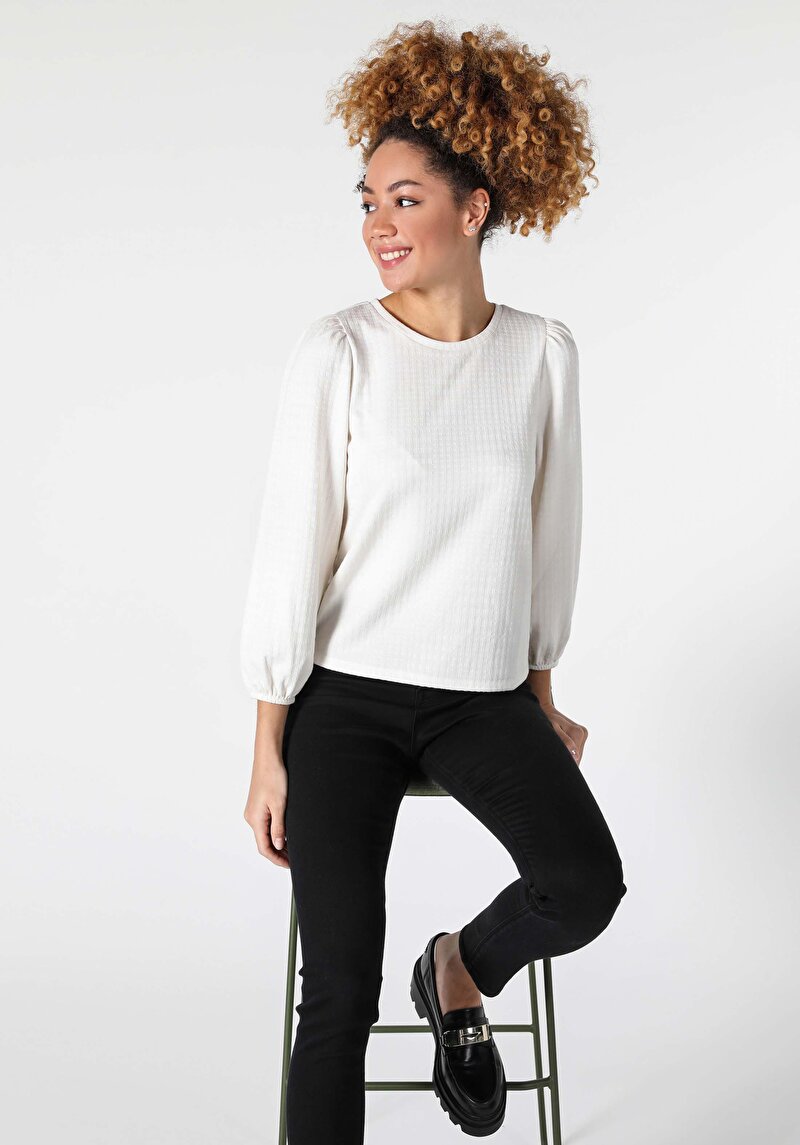 Зображення Футболка З Довгим Рукавом Жіноча Біла  Cl1057330