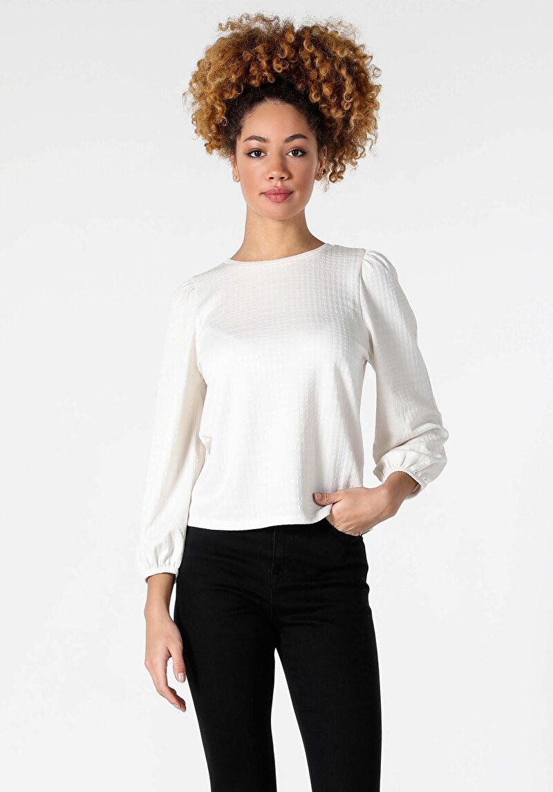 Зображення Футболка З Довгим Рукавом Жіноча Біла  Cl1057330