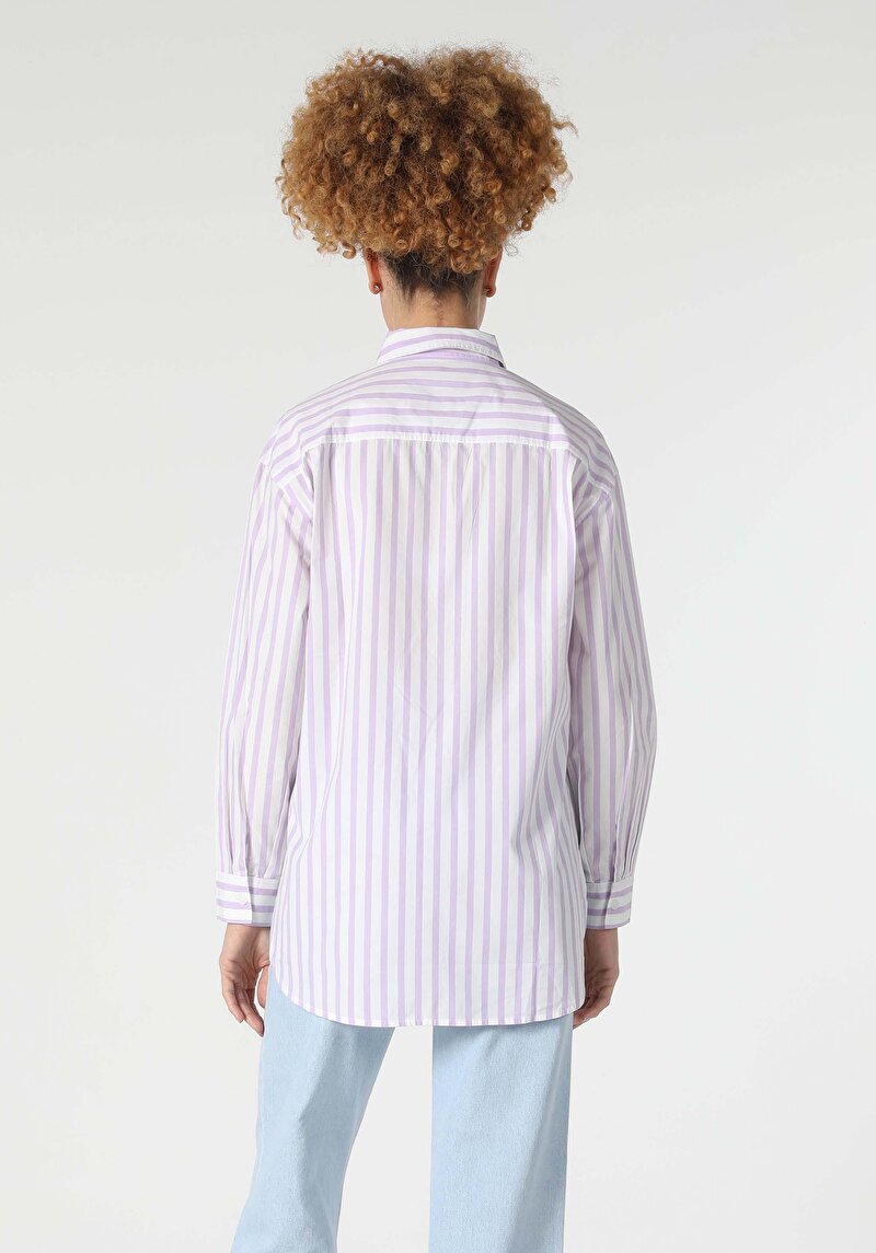 Показати інформацію про Сорочка З Довгим Рукавом Жіноча Фіолетова  Cl1057295