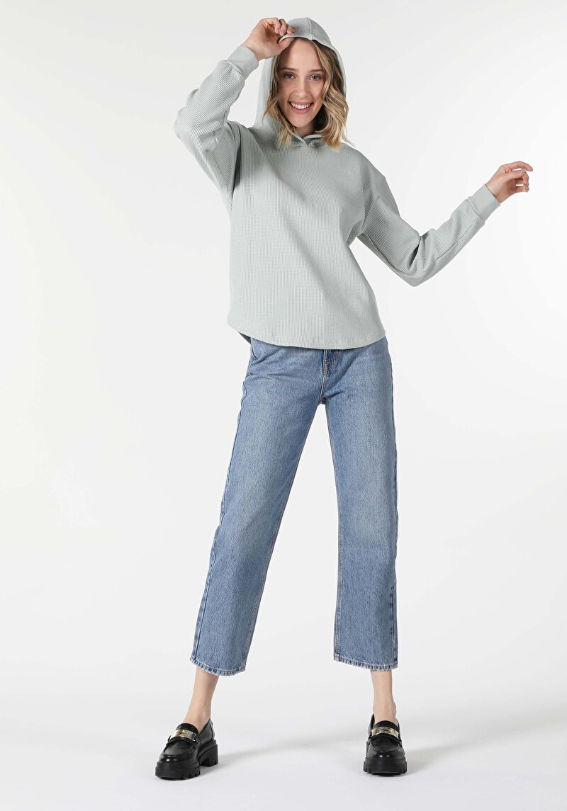 Зображення Футболка З Довгим Рукавом Жіноча Зелена  Cl1057370