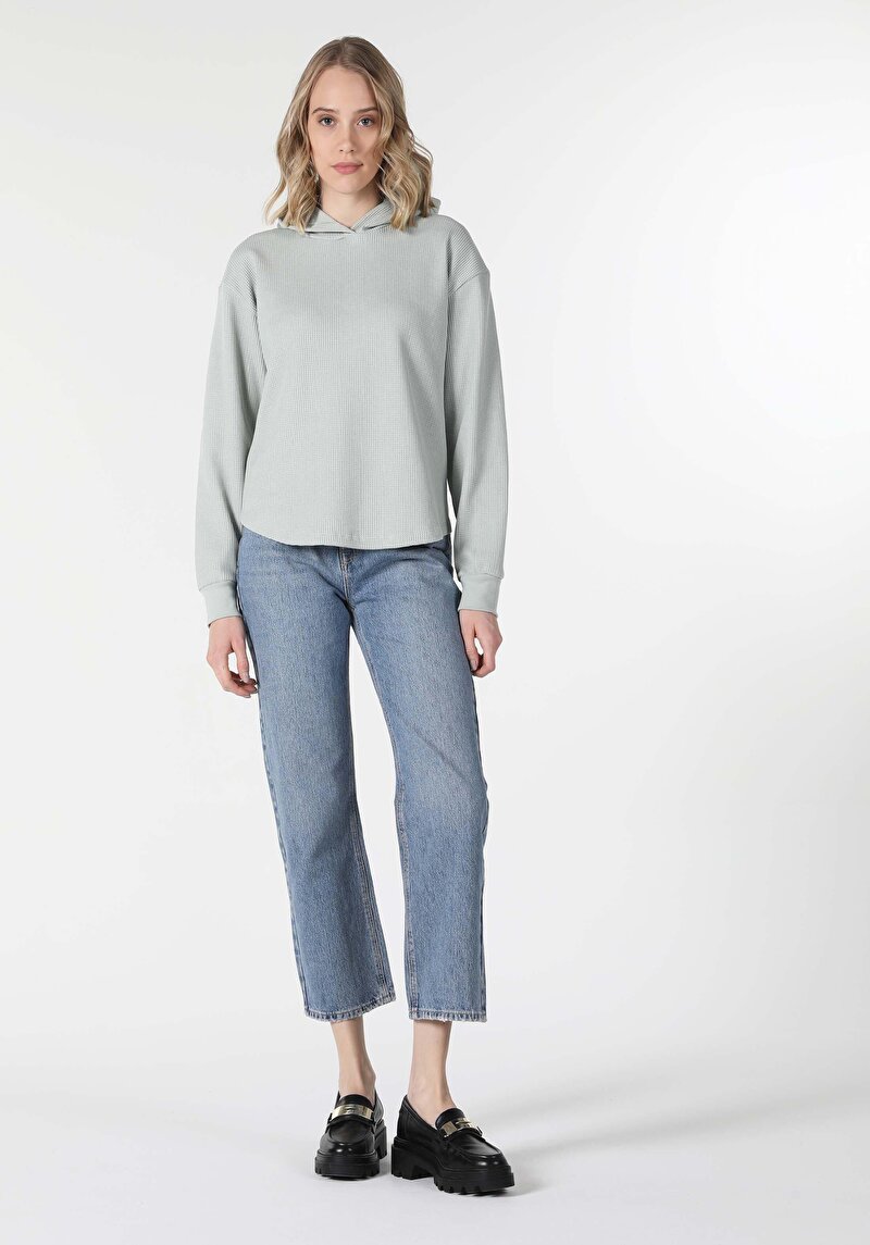 Зображення Футболка З Довгим Рукавом Жіноча Зелена  Cl1057370