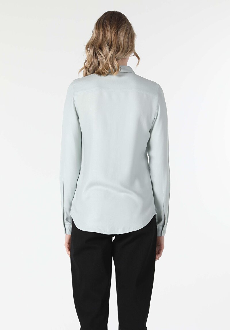 Показати інформацію про Сорочка З Довгим Рукавом Жіноча Зелена  Cl1048443