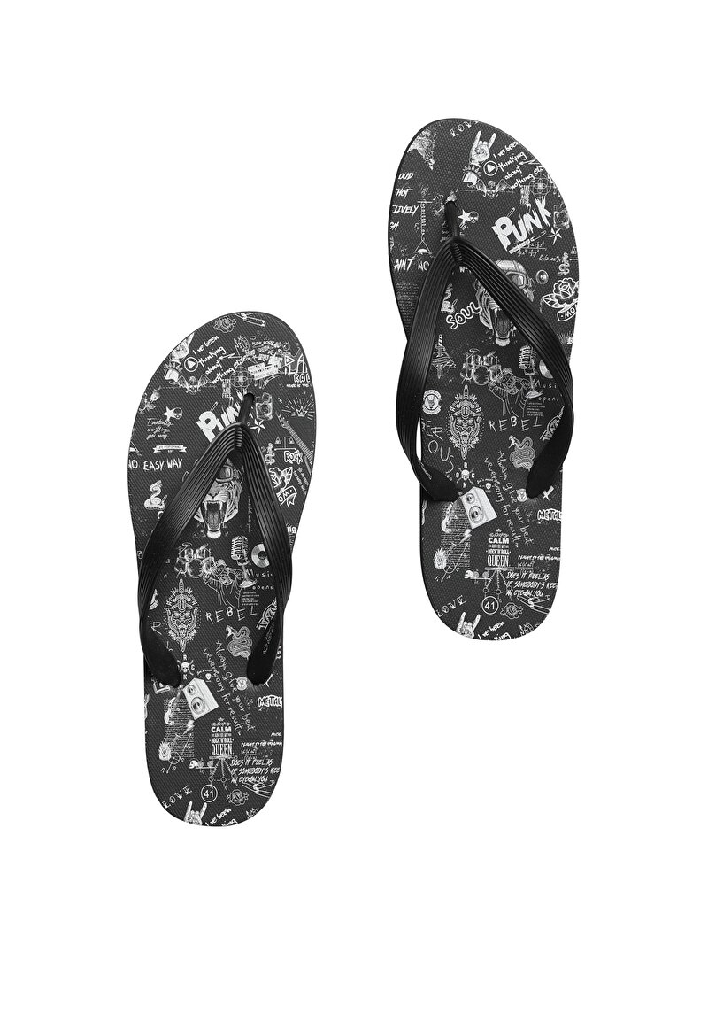 Зображення Шльопанці Чоловічі Чорні  Cl1059413