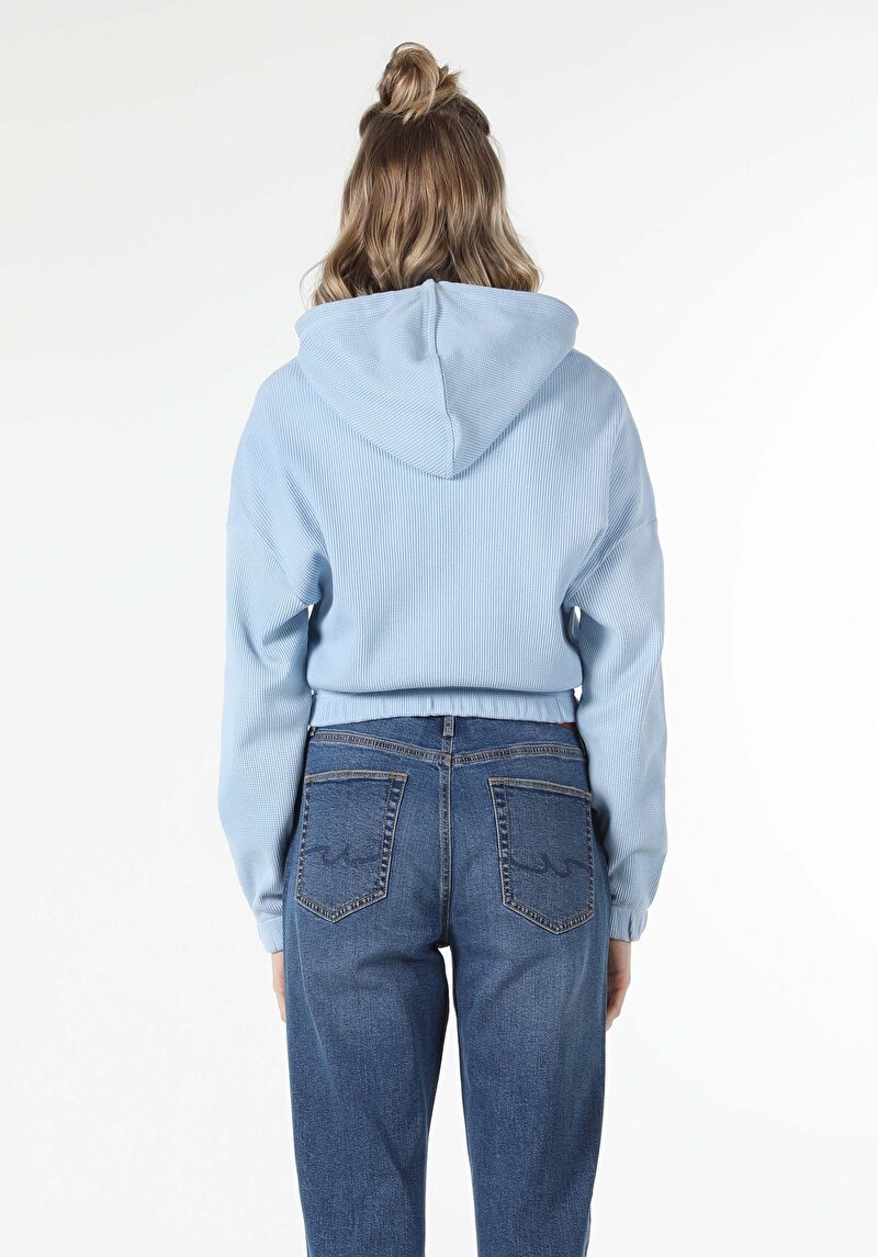 Показати інформацію про Футболка З Довгим Рукавом Жіноча Блакитна  Cl1057369