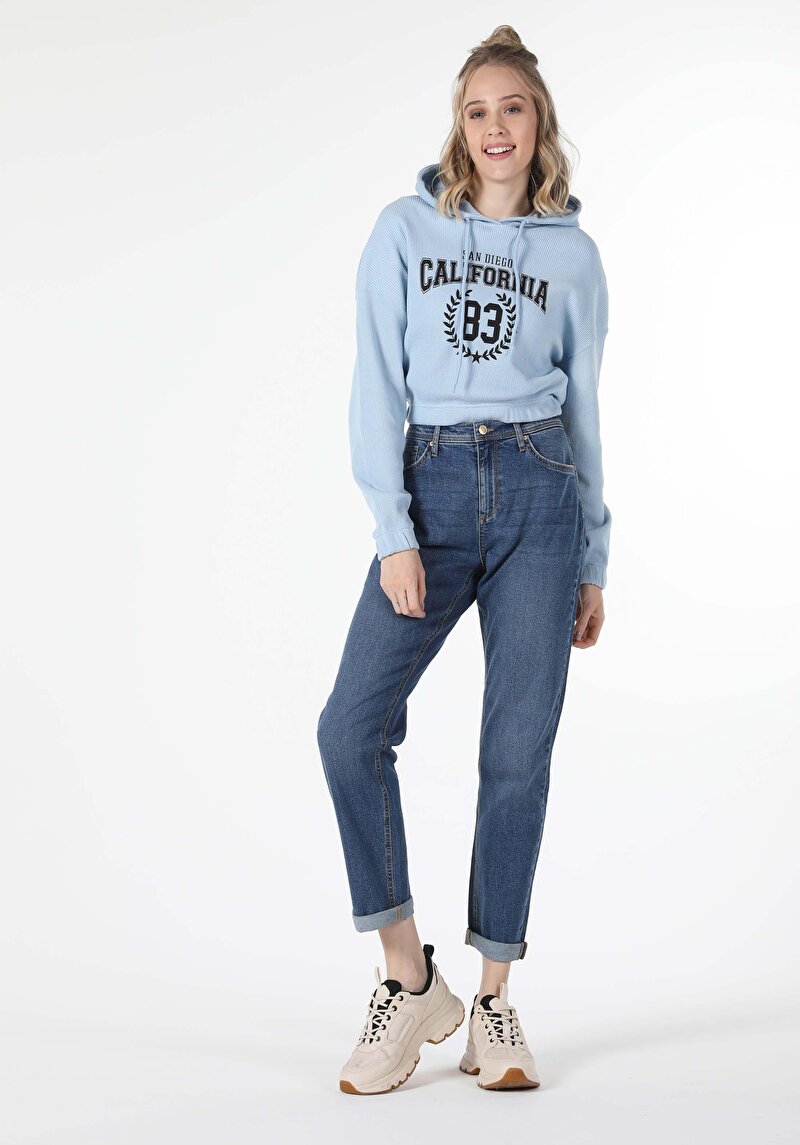 Показати інформацію про Футболка З Довгим Рукавом Жіноча Блакитна  Cl1057369