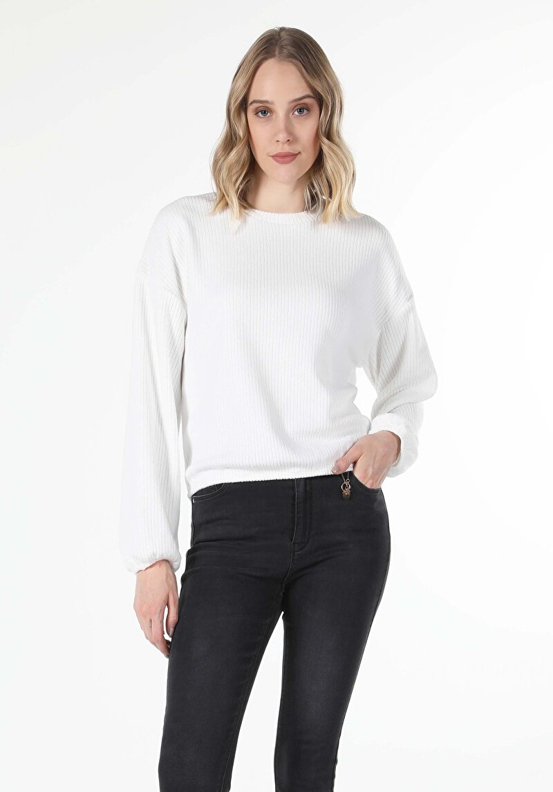 Зображення Футболка З Довгим Рукавом Жіноча Біла  Cl1057363
