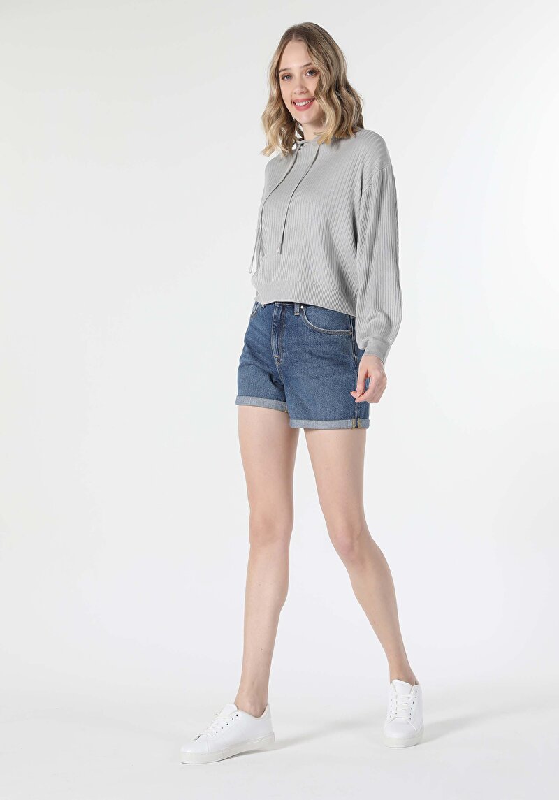 Показати інформацію про Светр Жіночий Сірий  Cl1057393