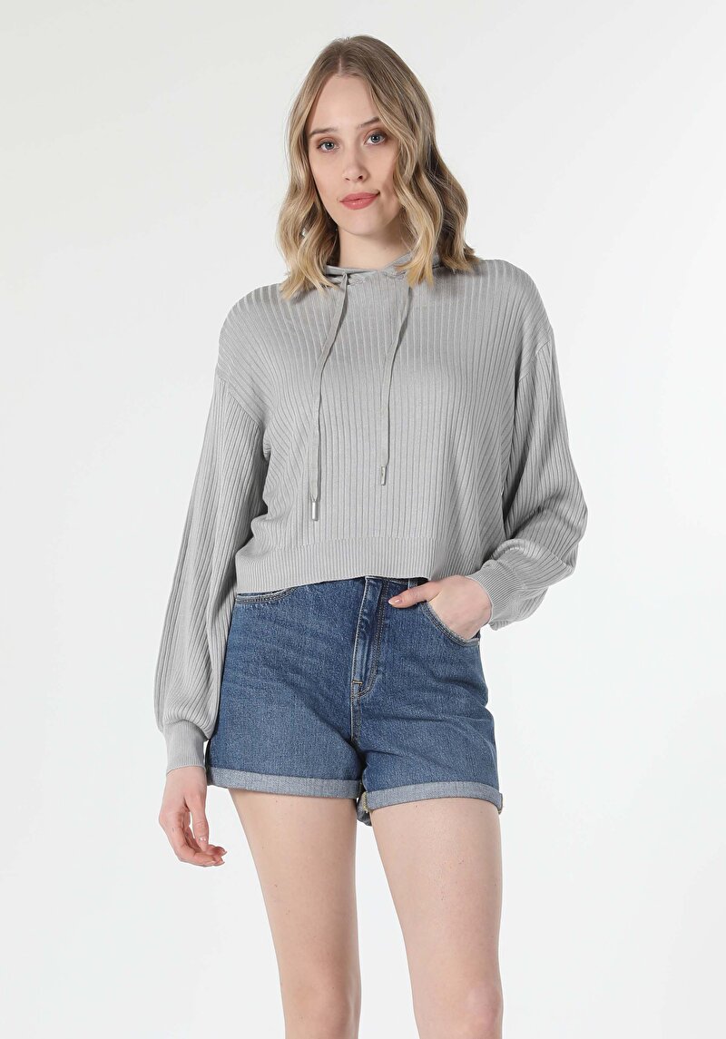 Показати інформацію про Светр Жіночий Сірий  Cl1057393