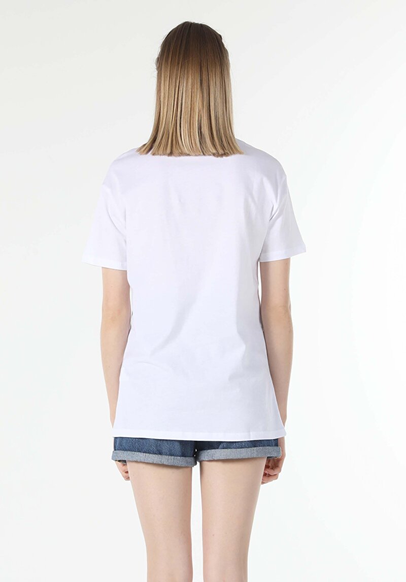 Показати інформацію про Футболка З Коротким Рукавом Жіноча Біла  Cl1058804