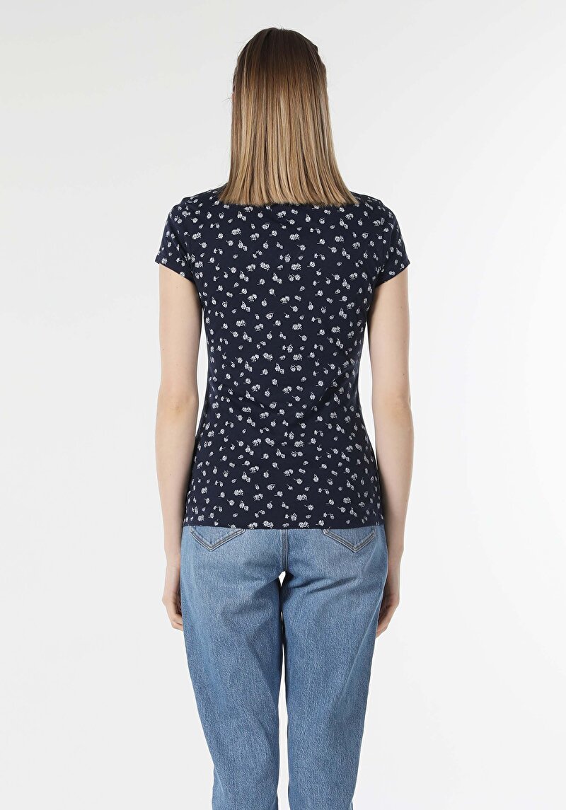 Показати інформацію про Футболка З Коротким Рукавом Жіноча Синя  Cl1058499