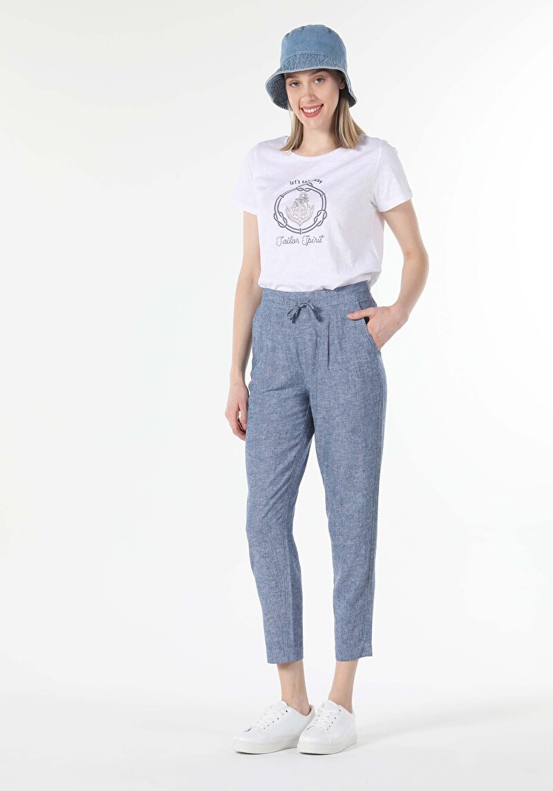 Зображення Брюки Жіночі Блакитні  Cl1058539