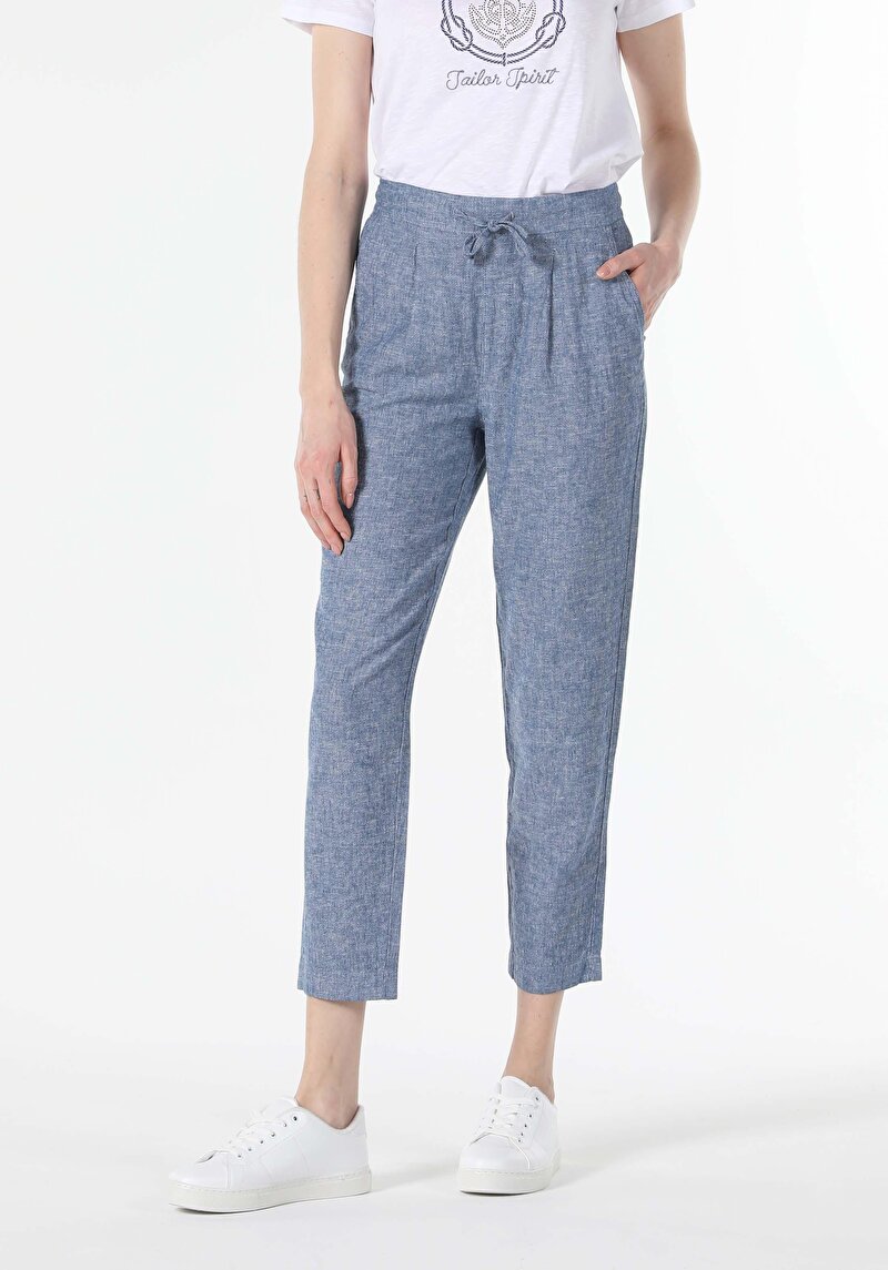 Показати інформацію про Брюки Жіночі Блакитні  Cl1058539