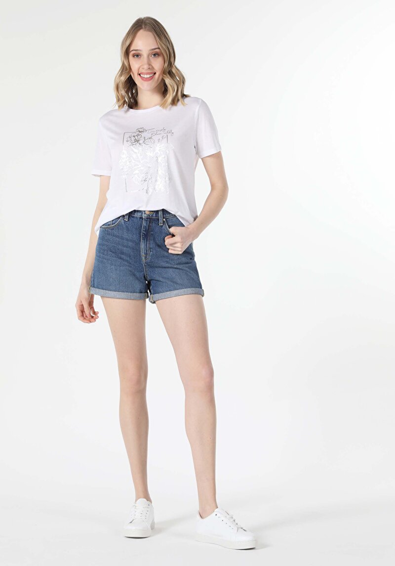 Зображення Футболка З Коротким Рукавом Жіноча Біла  Cl1058079