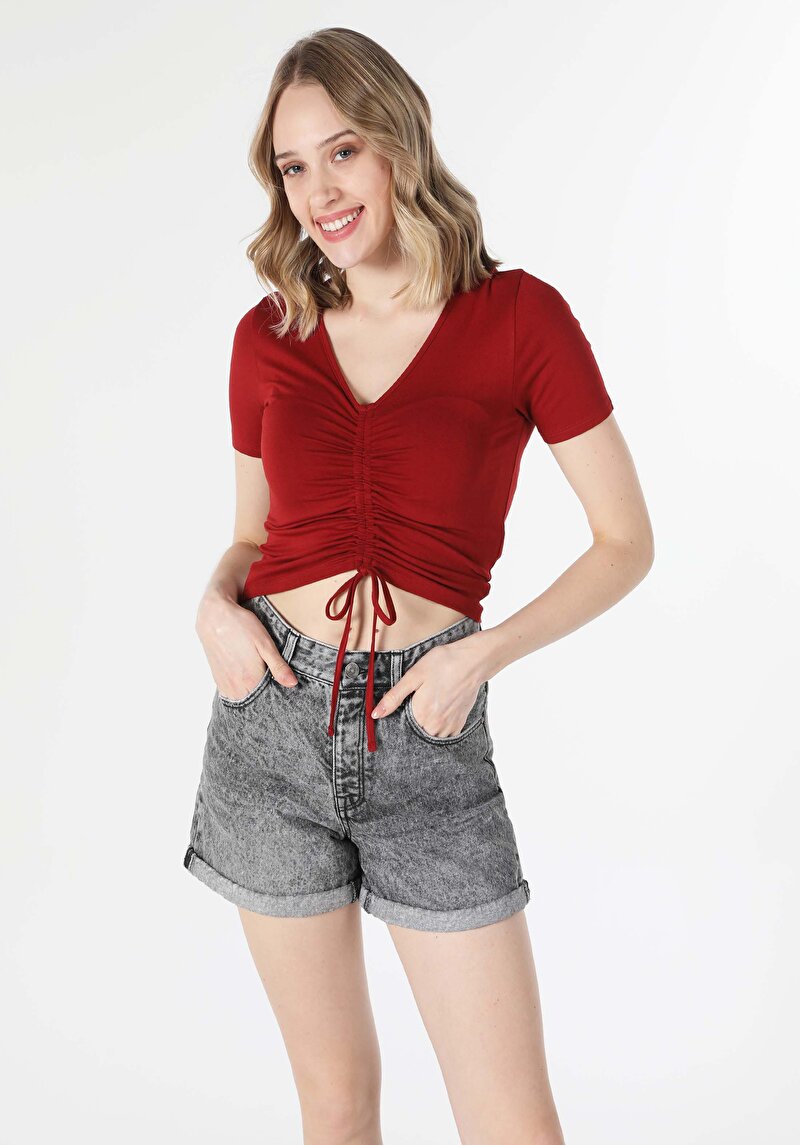 Показати інформацію про Футболка З Коротким Рукавом Жіноча Коричнева  Cl1058136