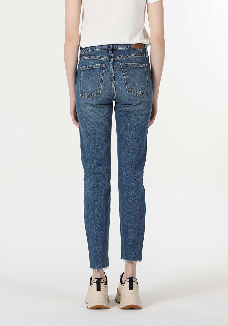Зображення 703 Carla Джинси Жіночі Блакитні Вузького Крою Cl1058541