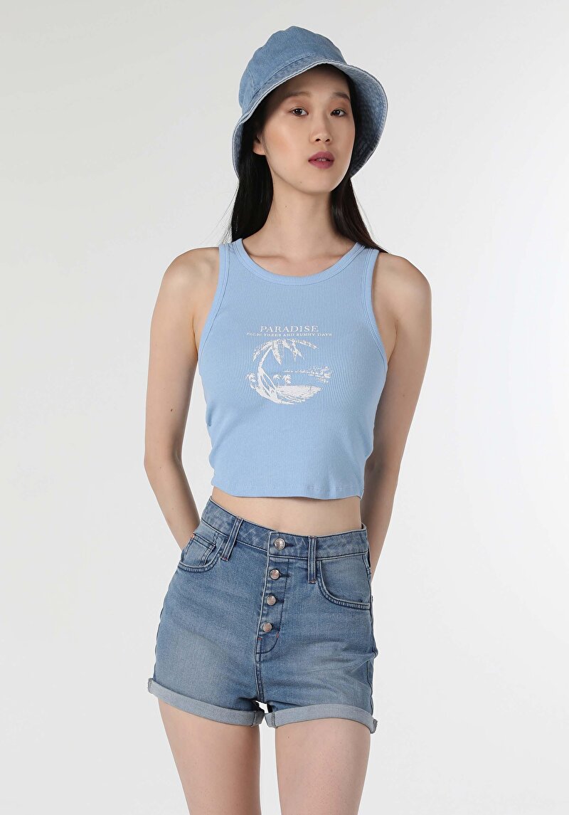 Показати інформацію про Майка Жіноча Блакитна  Cl1058980