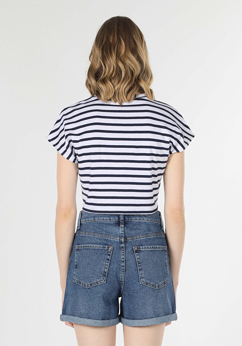 Показати інформацію про Футболка З Коротким Рукавом Жіноча Синя  Cl1059036