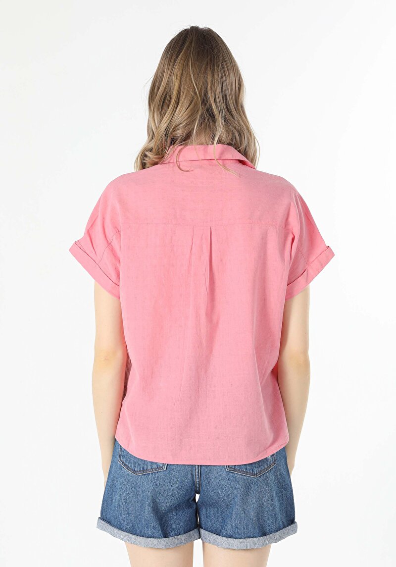 Показати інформацію про Сорочка З Коротким Рукавом Жіноча Рожева  Cl1058070