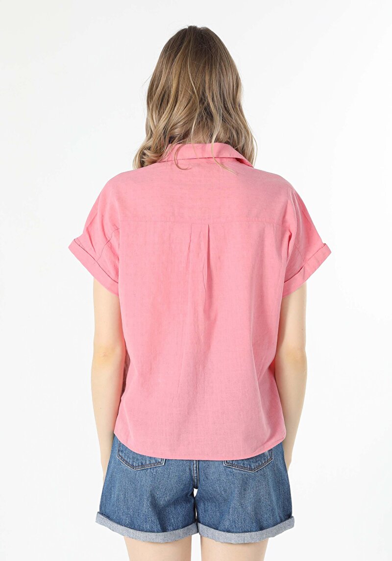 Зображення Сорочка З Коротким Рукавом Жіноча Рожева Cl1058070
