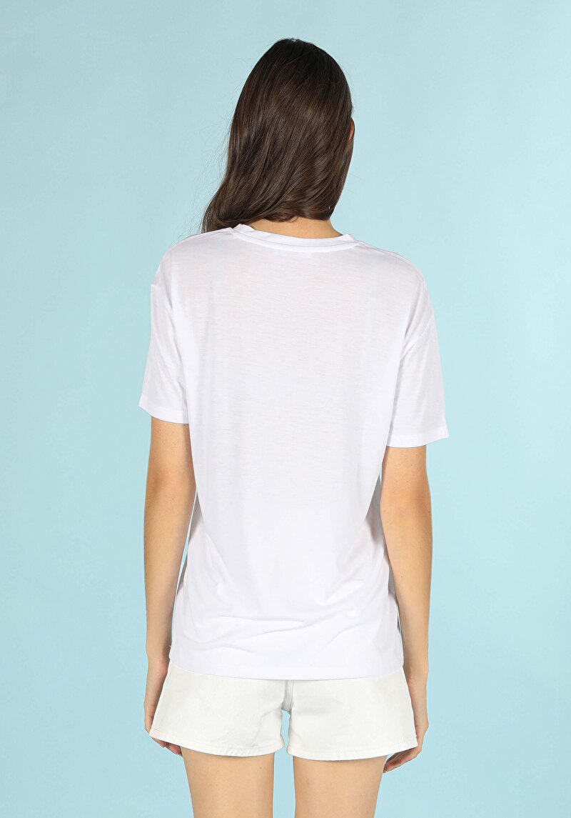 Показати інформацію про Футболка З Коротким Рукавом Жіноча Біла  Cl1058946