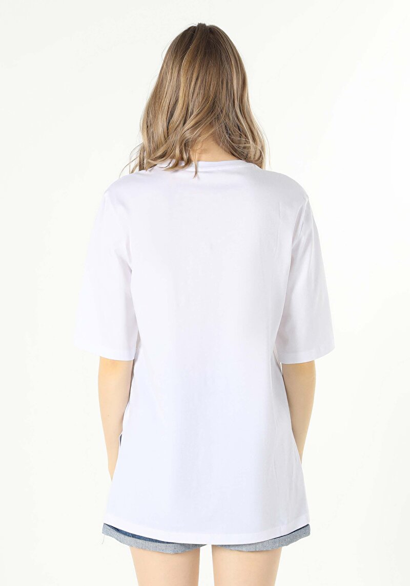 Показати інформацію про Футболка З Коротким Рукавом Жіноча Біла  Cl1059005