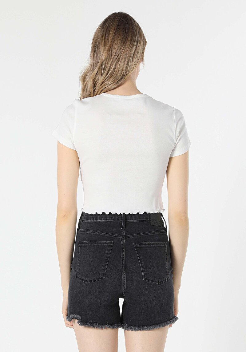 Показати інформацію про Футболка З Коротким Рукавом Жіноча Біла  Cl1059039