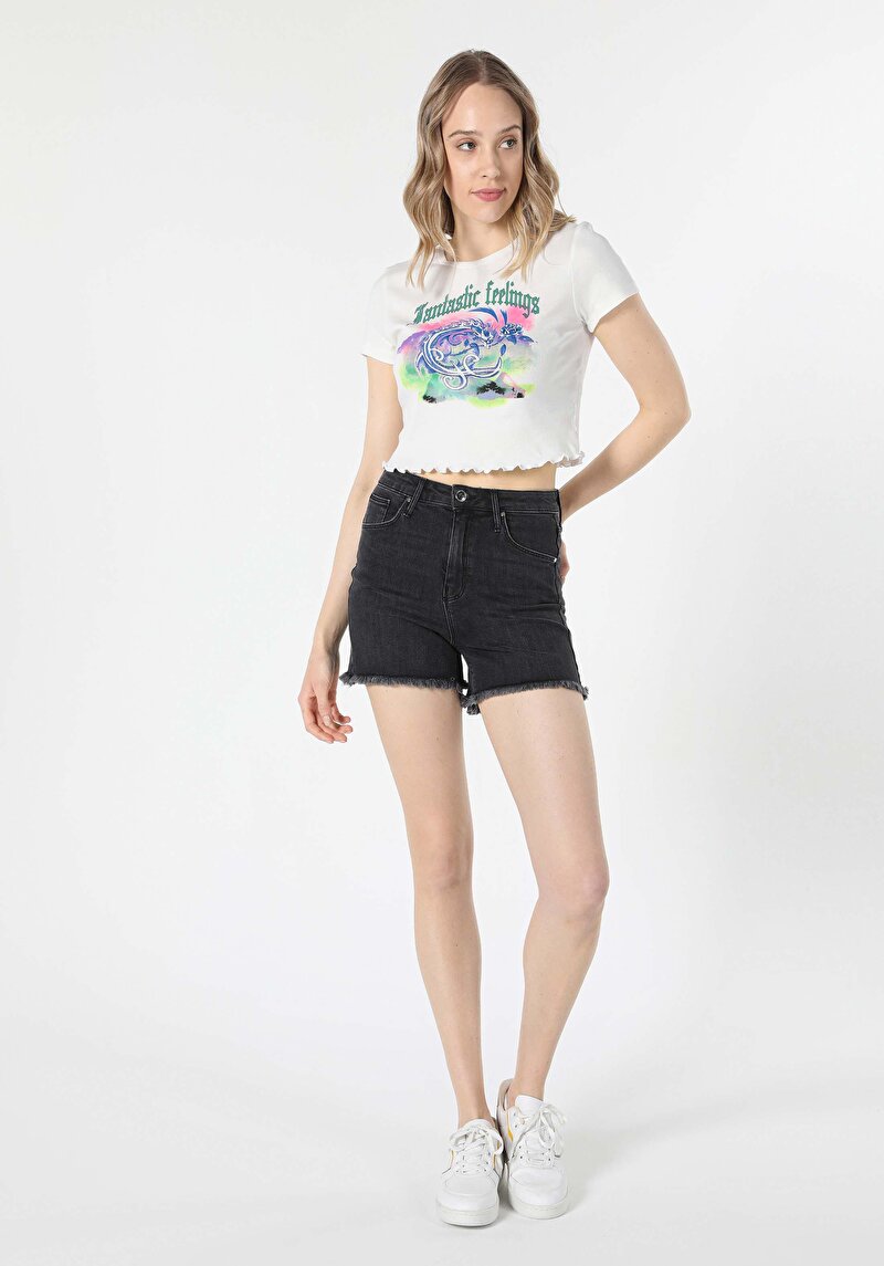 Показати інформацію про Футболка З Коротким Рукавом Жіноча Біла  Cl1059039