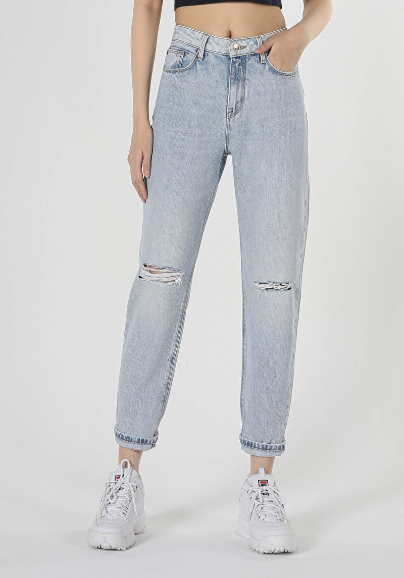 Зображення 893 Julia Джинси Жіночі Блакитні Бойфренди Cl1059321