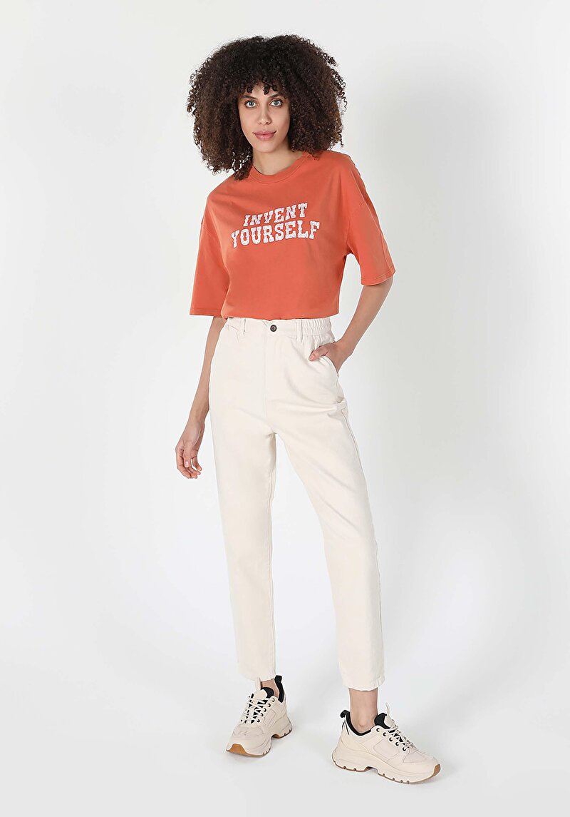 Зображення Футболка З Коротким Рукавом Жіноча Коричнева  Cl1059121