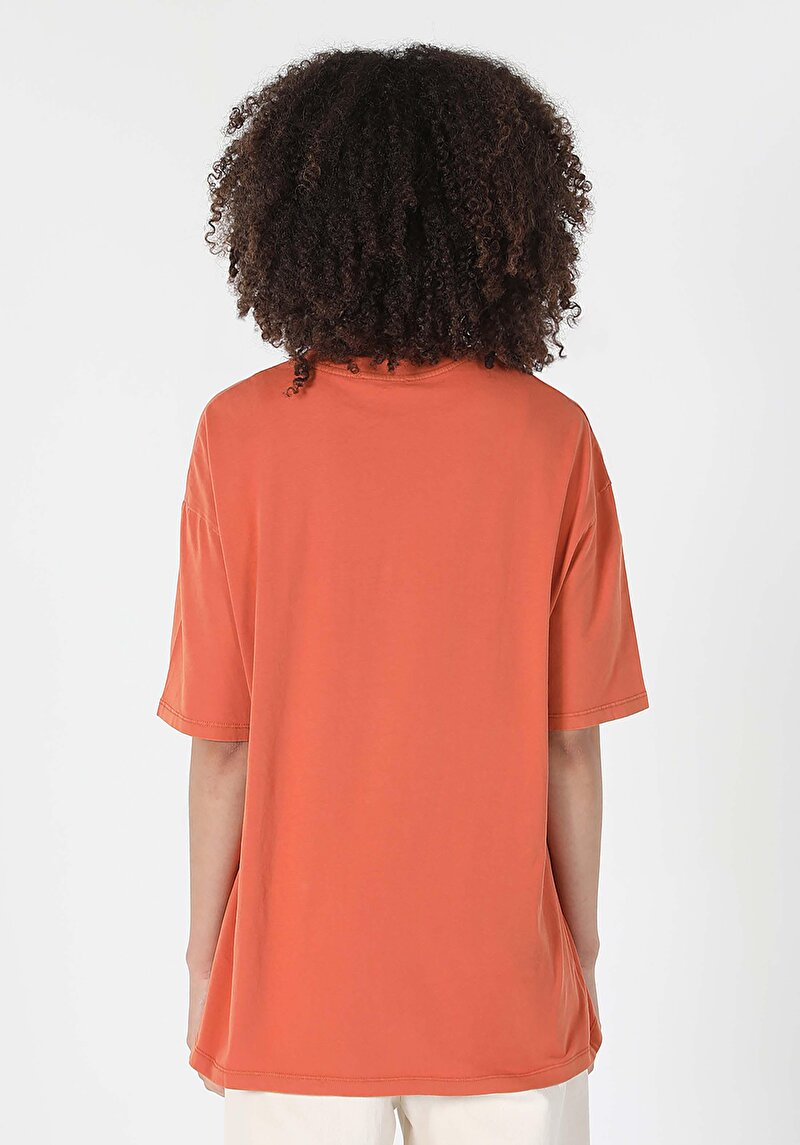 Показати інформацію про Футболка З Коротким Рукавом Жіноча Коричнева  Cl1059121