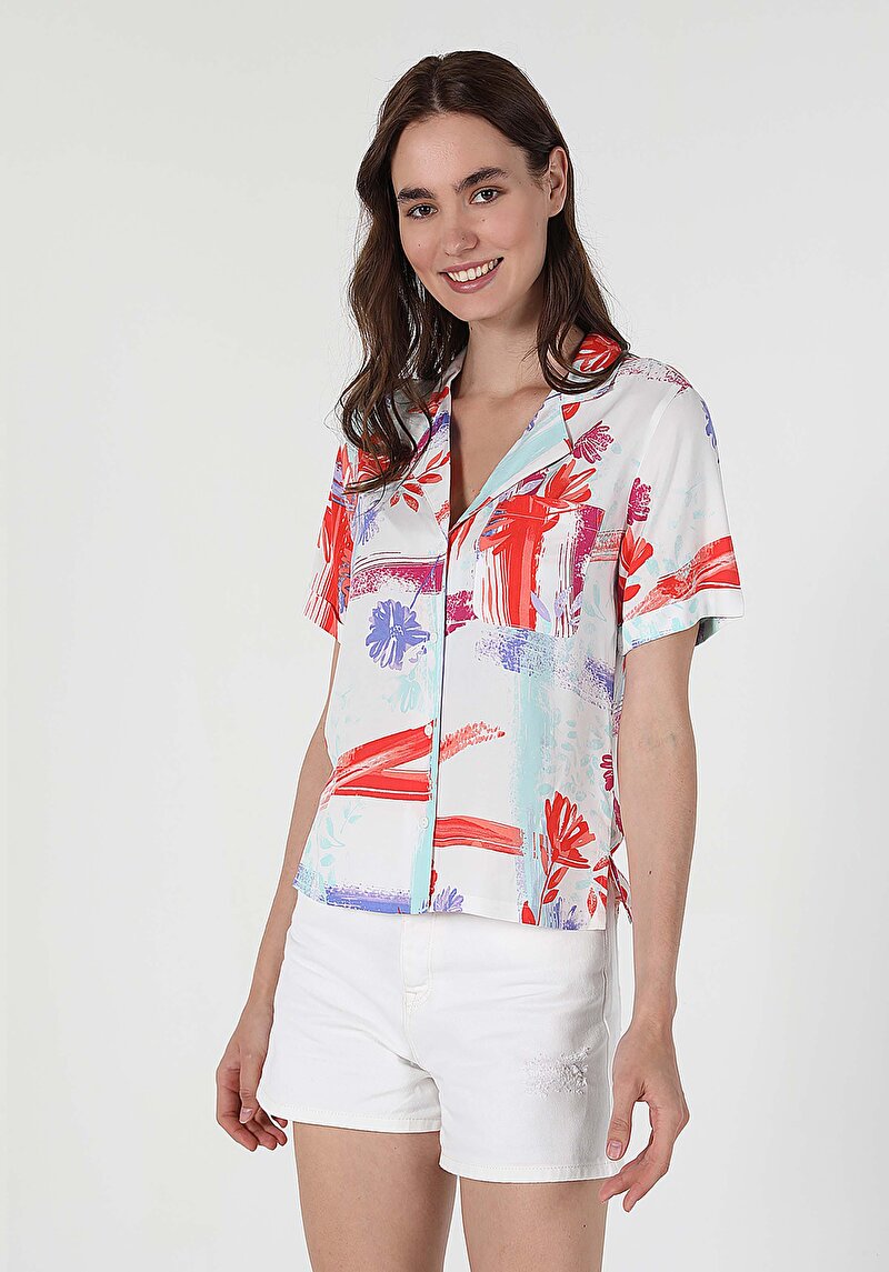 Зображення Сорочка З Коротким Рукавом Жіноча Мультіколор  Cl1058767