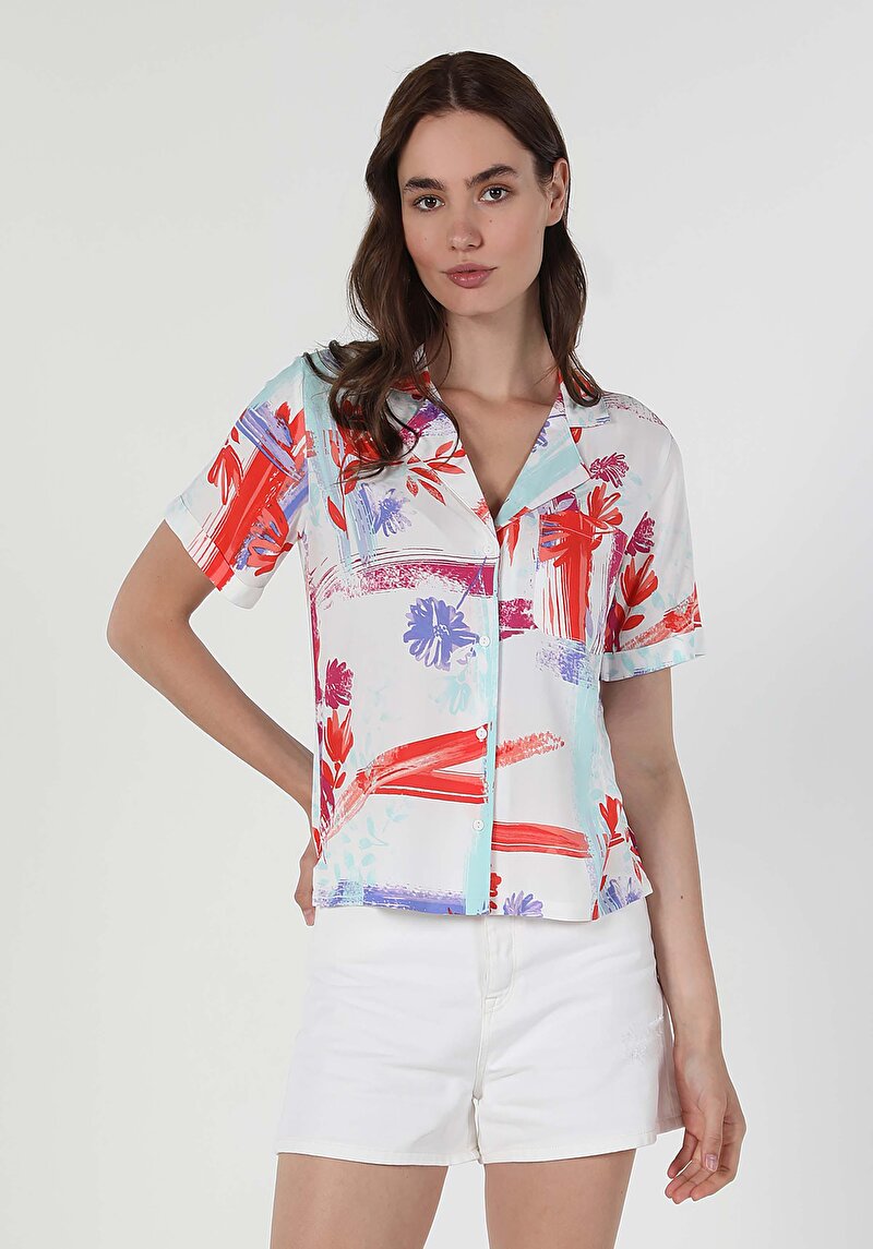 Показати інформацію про Сорочка З Коротким Рукавом Жіноча Мультіколор  Cl1058767