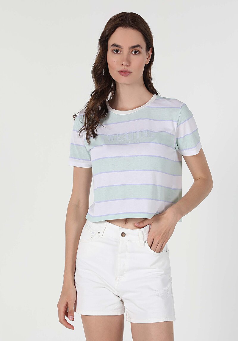 Показати інформацію про Футболка З Коротким Рукавом Жіноча Мультіколор  Cl1058805