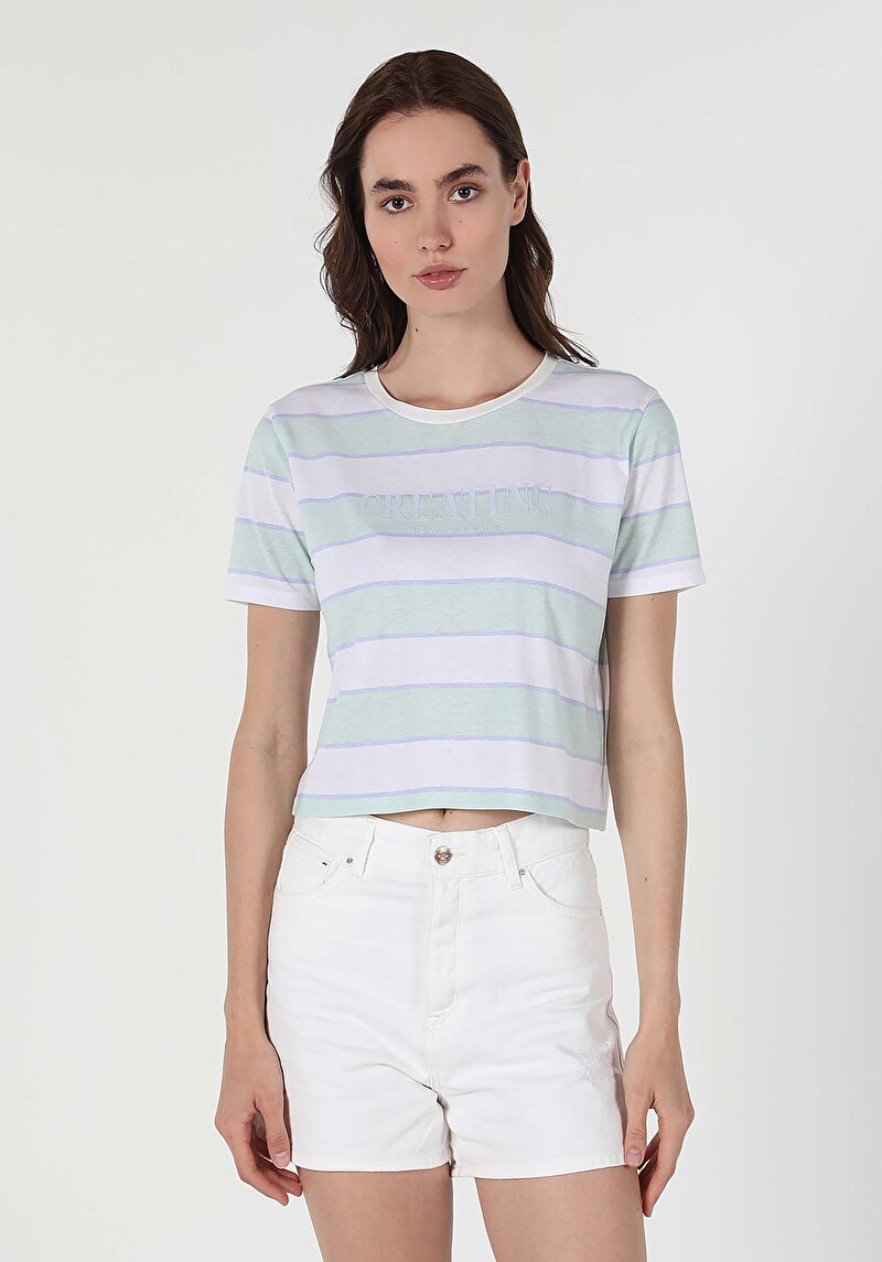 Показати інформацію про Футболка З Коротким Рукавом Жіноча Мультіколор  Cl1058805