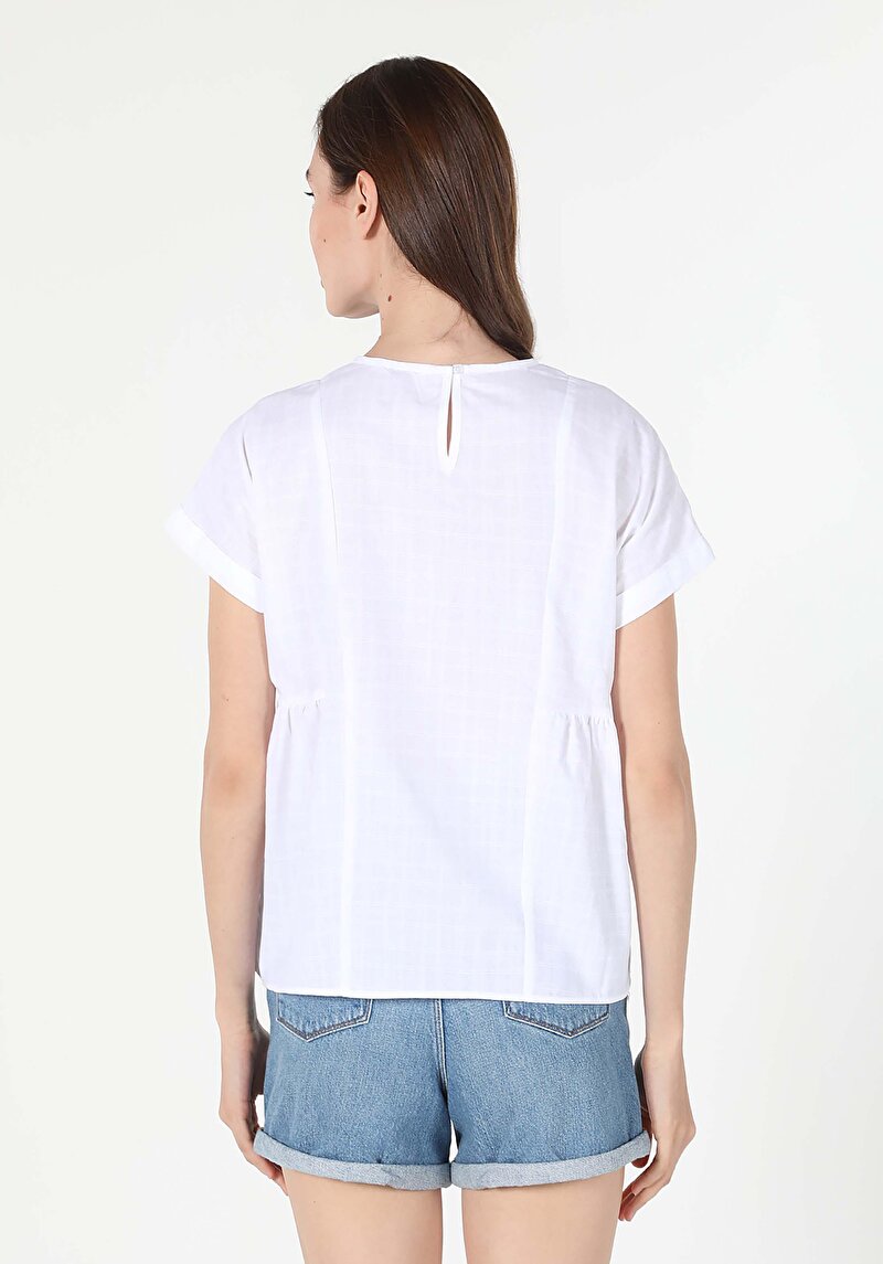 Показати інформацію про Сорочка З Коротким Рукавом Жіноча Біла  Cl1058773