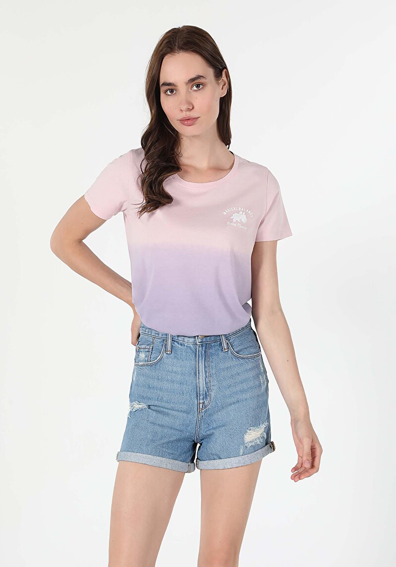 Показати інформацію про Футболка З Коротким Рукавом Жіноча Рожева  Cl1058975