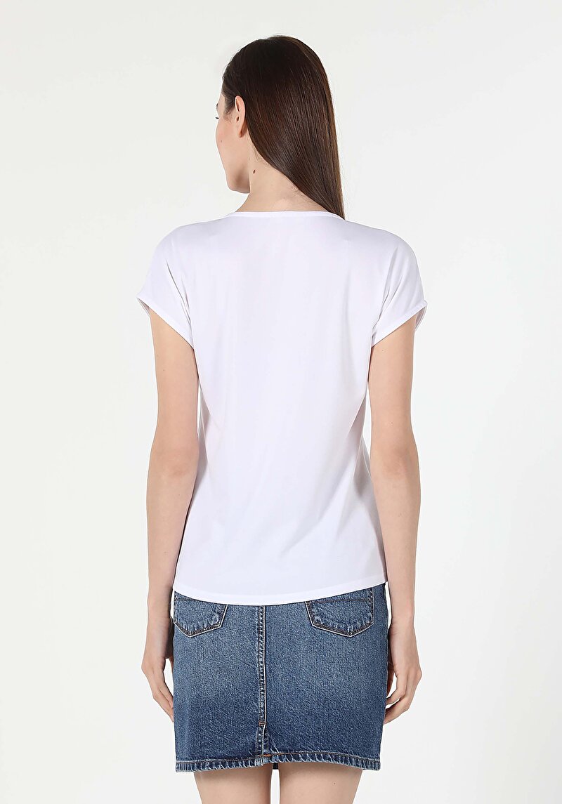 Показати інформацію про Футболка З Коротким Рукавом Жіноча Біла  Cl1058931