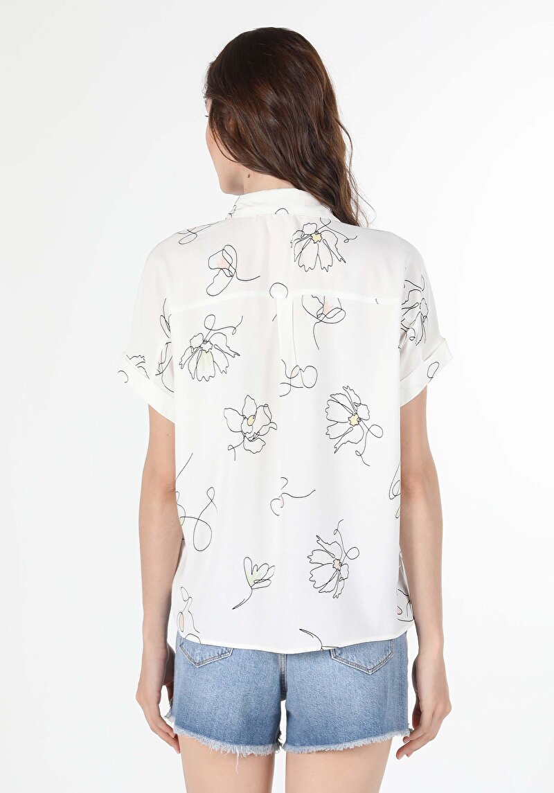 Зображення Сорочка З Коротким Рукавом Жіноча Біла Cl1058768