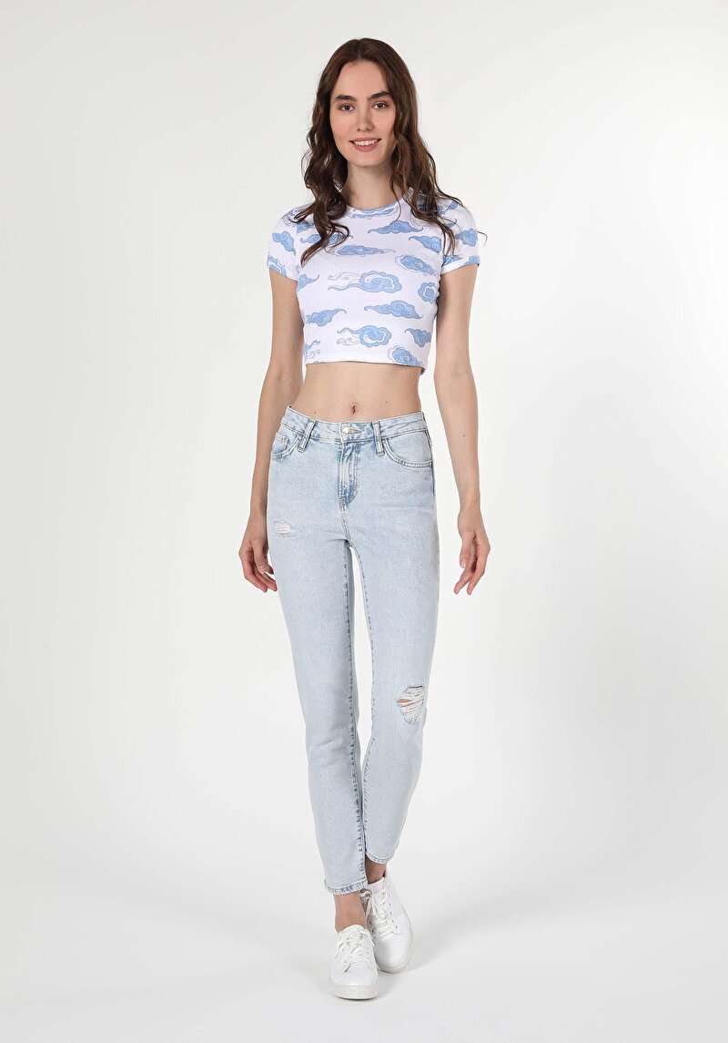 Зображення 703 Carla Джинси Жіночі  Вузького Крою Cl1059273