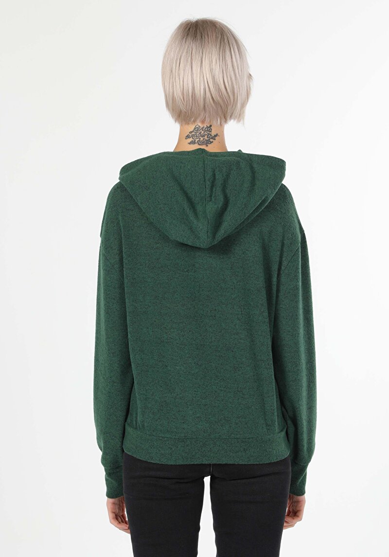 Зображення Футболка З Довгим Рукавом Жіноча Зелена  Cl1061386