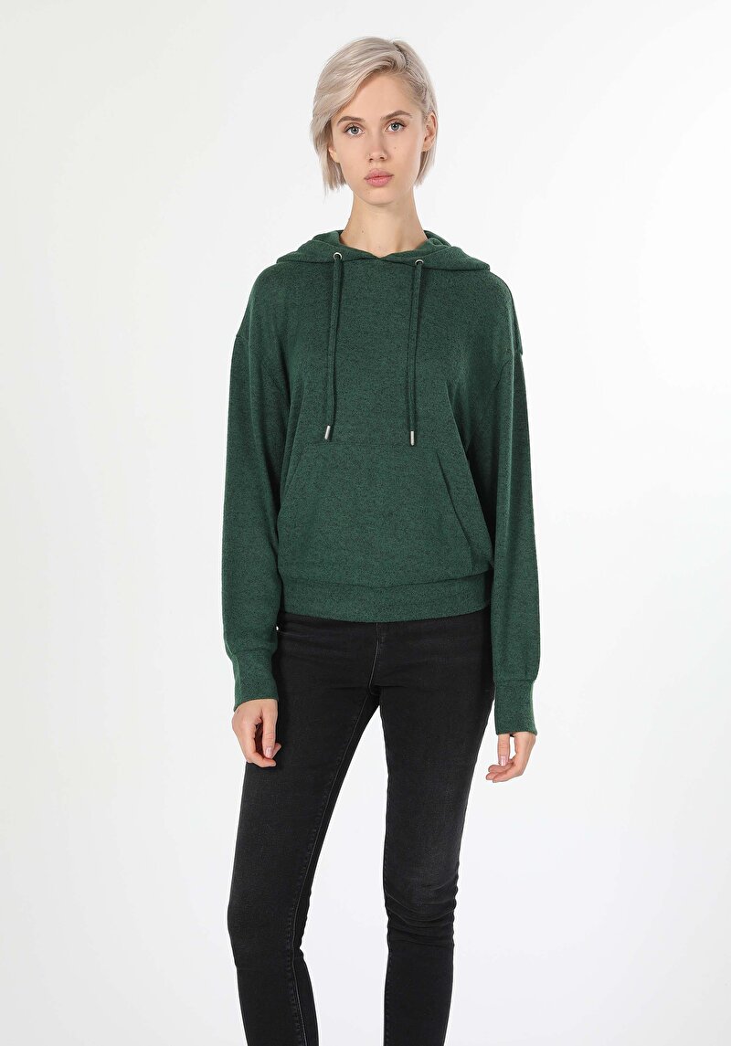 Зображення Футболка З Довгим Рукавом Жіноча Зелена  Cl1061386