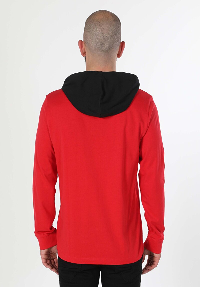 Показати інформацію про Футболка З Довгим Рукавом Чоловіча Червона  Cl1060476