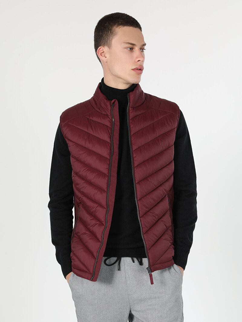 Показати інформацію про Жилет Чоловічий Бордовий  Cl1045390