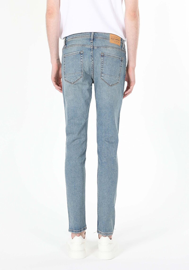 Зображення 041 Danny Джинси Чоловічі Блакитні Вузького Крою Cl1060107