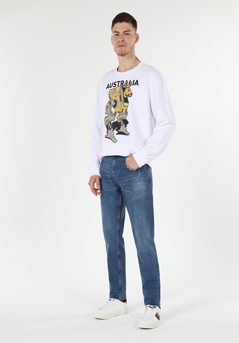 Зображення 067 Jack Джинси Чоловічі Блакитні Класичного Крою Cl1060100