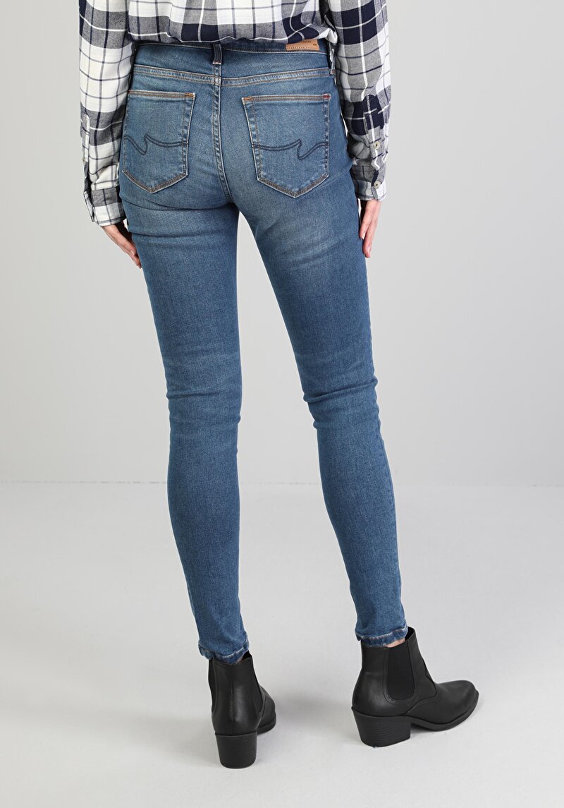 Зображення 757 Sally Джинси Жіночі Блакитні Супер Вузького Крою Cl1045938